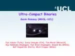 Ultra-Compact Binaries - slide 1