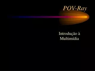 pov ray