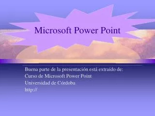 microsoft power point