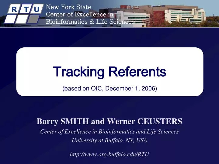 tracking referents based on oic december 1 2006