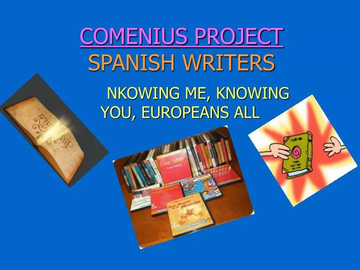 comenius project spanish writers