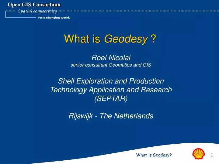 what is geodesy