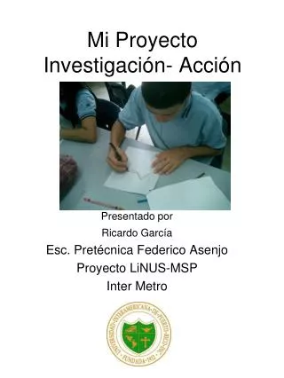 mi proyecto investigaci n acci n