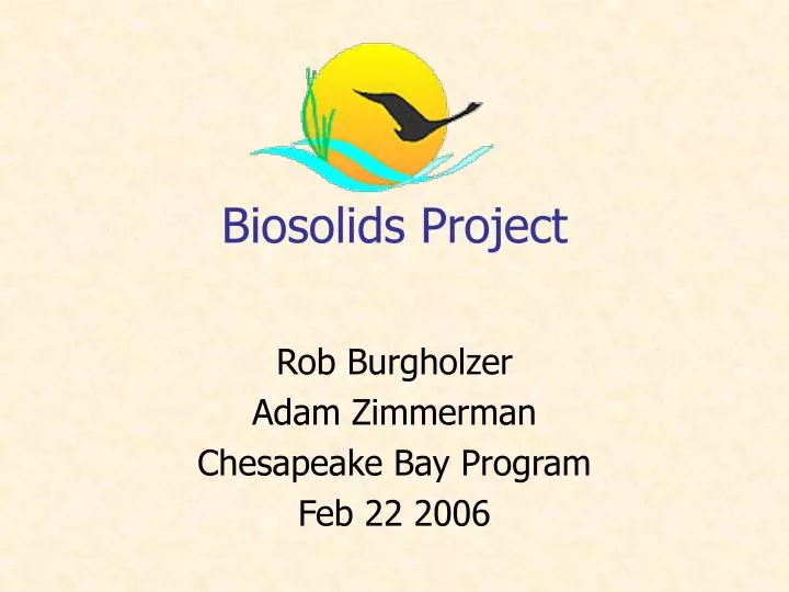 biosolids project