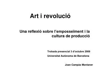 art i revoluci