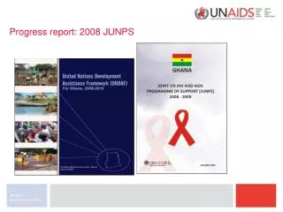 Progress report: 2008 JUNPS
