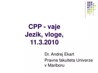 cpp vaje jezik vloge 11 3 2010