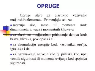 opruge