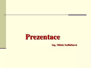 prezentace