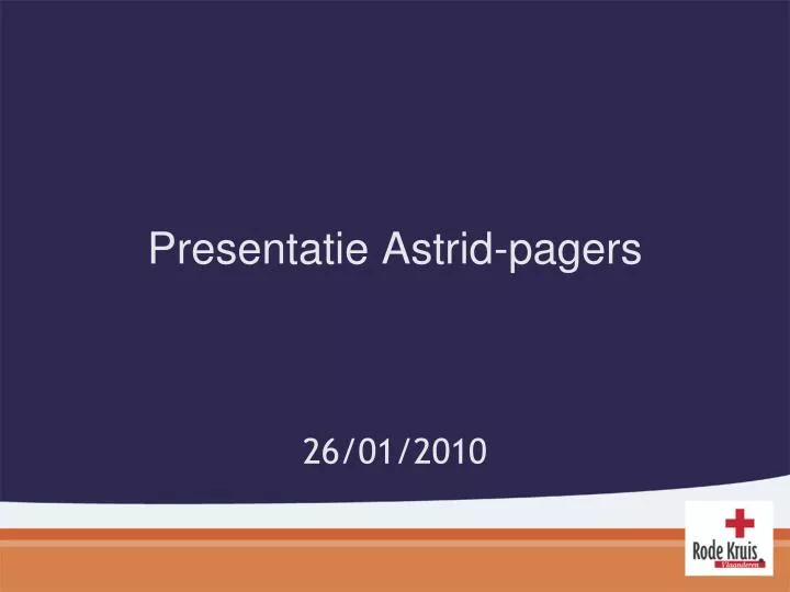 presentatie astrid pagers