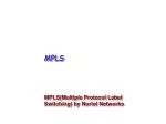 MPLS - slide 1
