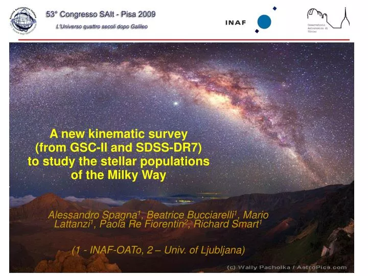 a new kinematic survey from gsc ii and sdss dr7 to study the stellar populations of the milky way
