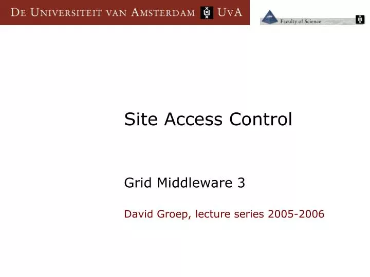 site access control