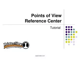 points of view reference center