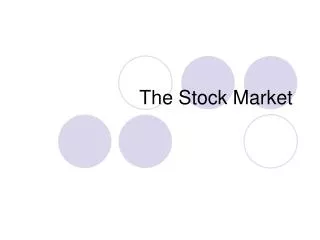 the stock market