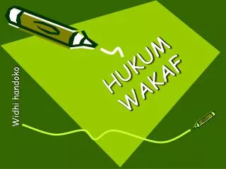 hukum wakaf