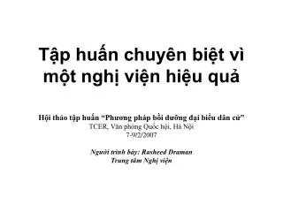 t p hu n chuy n bi t v m t ngh vi n hi u qu