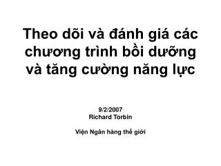 theo d i v nh gi c c ch ng tr nh b i d ng v t ng c ng n ng l c