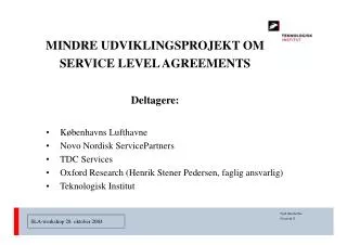 sla workshop 28 oktober 2004