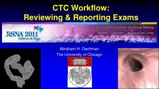 CTC Workflow: Reviewing &amp; Reporting Exams