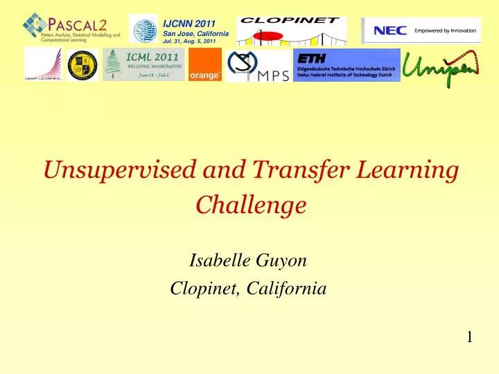 unsupervised and transfer learning challenge