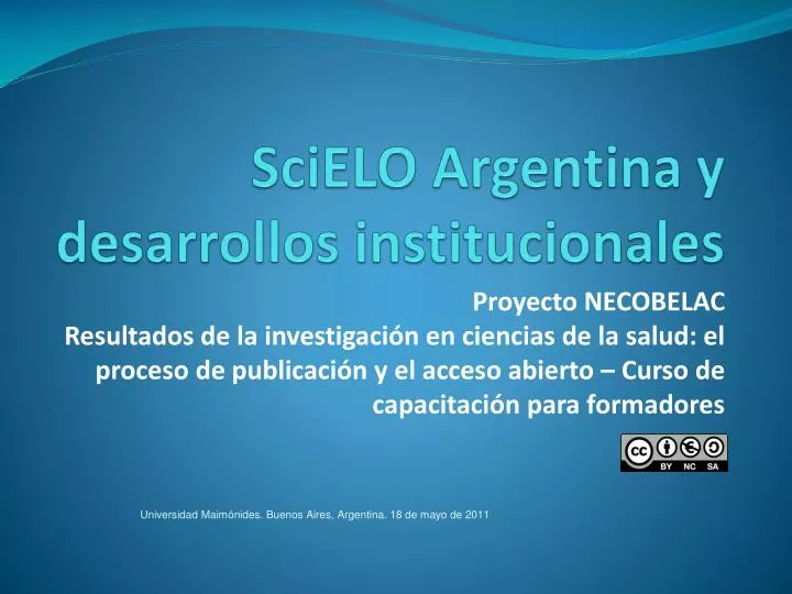 scielo argentina y desarrollos institucionales