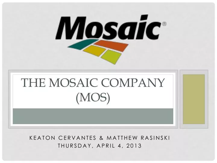 the mosaic company mos