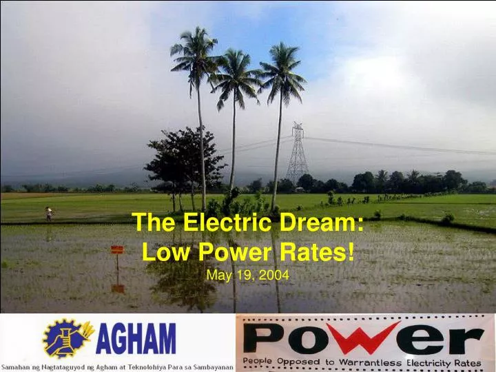 the electric dream low power rates may 19 2004
