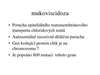 mukoviscidoza