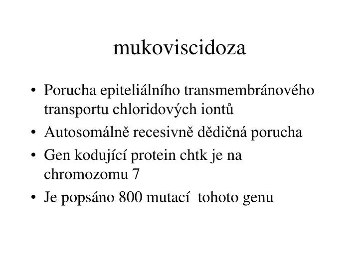 mukoviscidoza