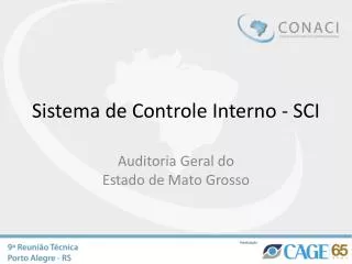 sistema de controle interno sci