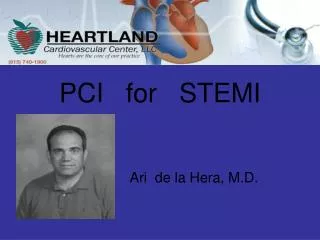 PCI for STEMI