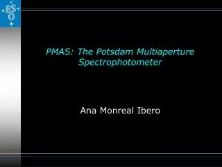 PMAS: The Potsdam Multiaperture Spectrophotometer