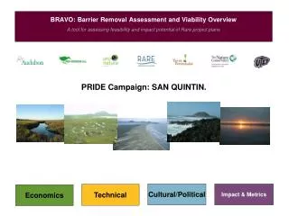 BRAVO: Barrier Removal Assessment and Viability Overview