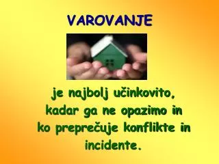 varovanje