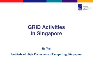 GRID Activities In Singapore