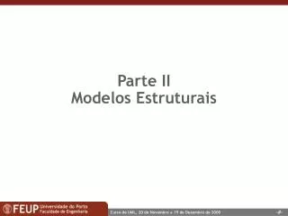 parte ii modelos estruturais