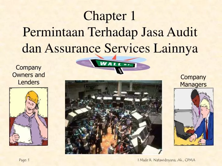 chapter 1 permintaan terhadap jasa audit dan assurance services lainnya