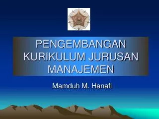 pengembangan kurikulum jurusan manajemen