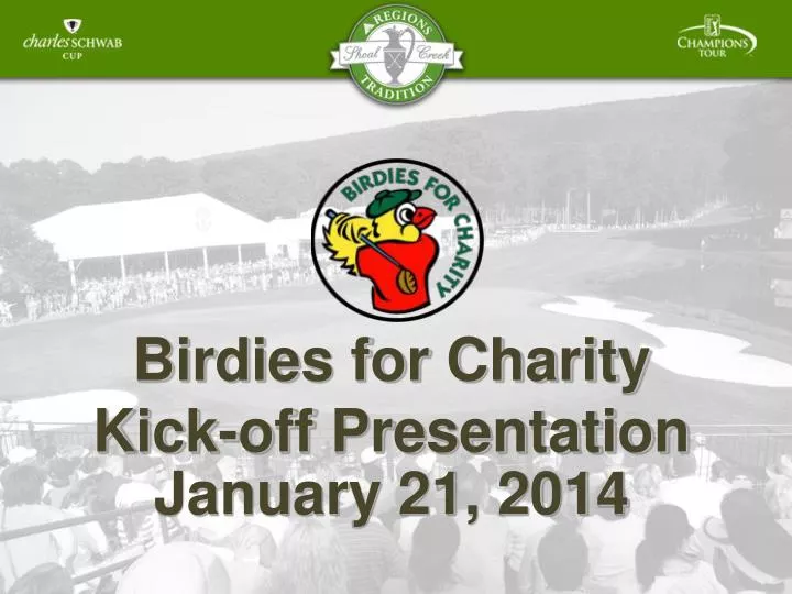 birdies for charity kick off presentation january 21 2014