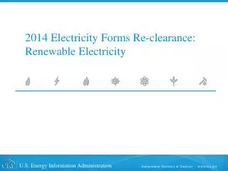 2014 Electricity Forms Re-clearance: Renewable Electricity