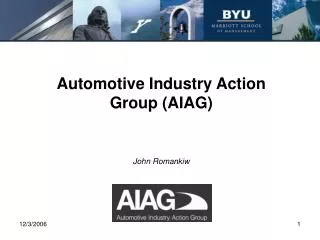Automotive Industry Action Group (AIAG)