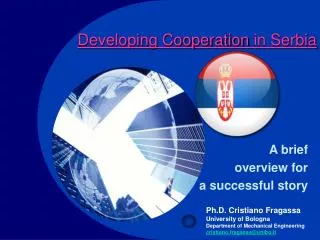 Developing Cooperation in Serbia