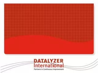 Introduction DataLyzer International Functionality and specifications Implementation and support