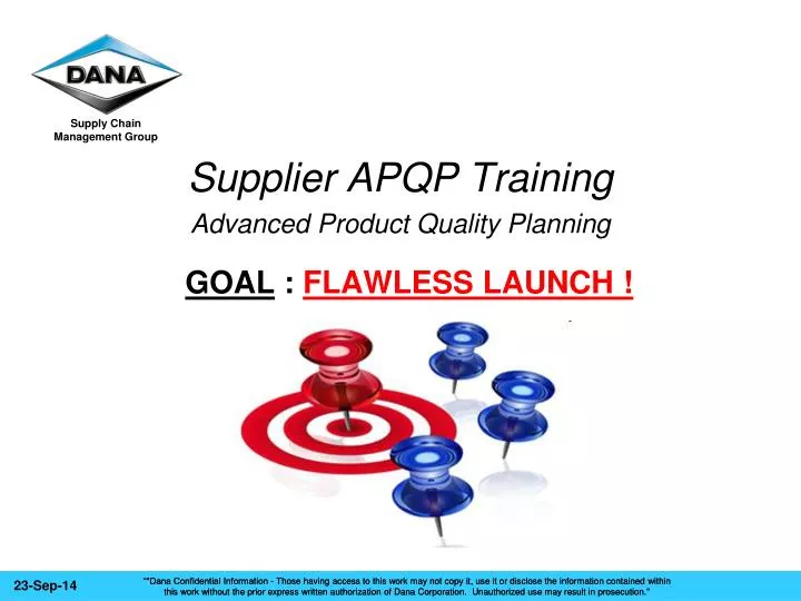 supplier apqp training advanced product quality planning