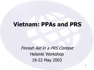 Vietnam: PPAs and PRS