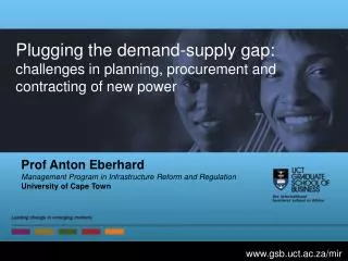 Plugging the demand-supply gap: challenges in planning, procurement and contracting of new power
