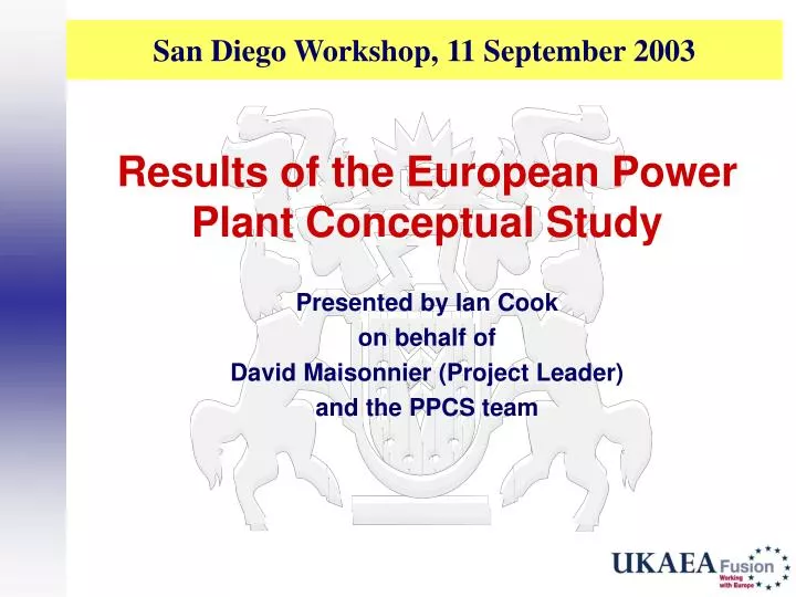 san diego workshop 11 september 2003