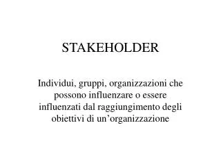 stakeholder