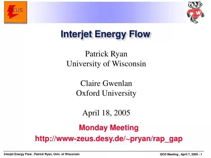 interjet energy flow